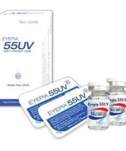 Kính Áp Tròng Không Màu 3 Tháng Eyepia 55UV