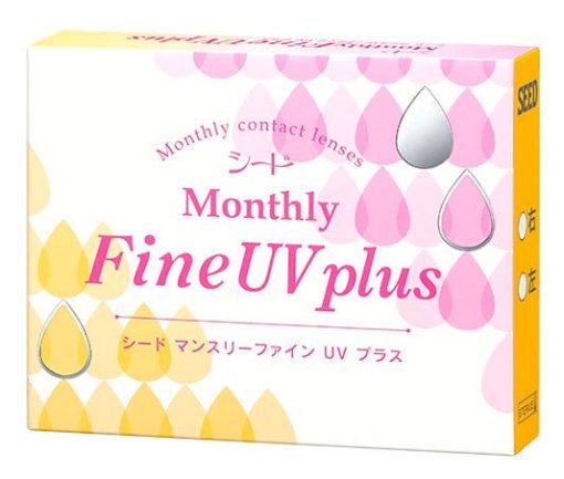 Kính áp tròng 1 tháng không màu Seed UV